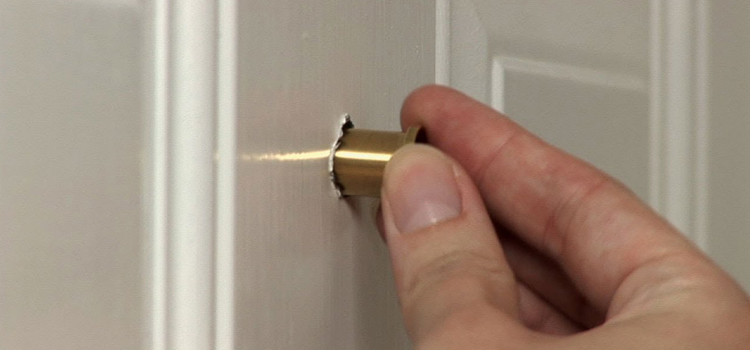peephole door repair in Maywood